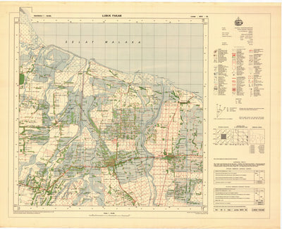 Badan Informasi Geospasial Lubuk Pakam (0619-62) digital map