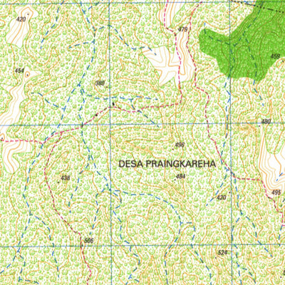 Badan Informasi Geospasial Malahar (2106-111) digital map