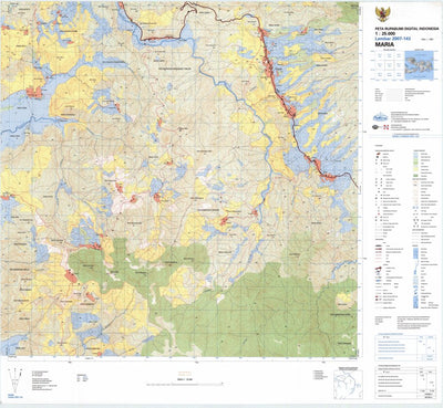 Badan Informasi Geospasial Maria (2007-143) digital map