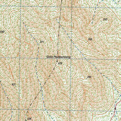 Badan Informasi Geospasial Nangabere (2007-324) digital map