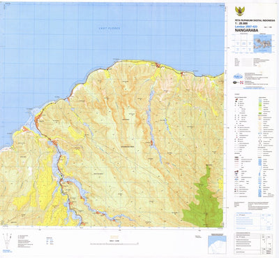 Badan Informasi Geospasial Nangaraba (2007-423) digital map