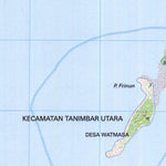 Badan Informasi Geospasial P. Frinun (2808-633) digital map