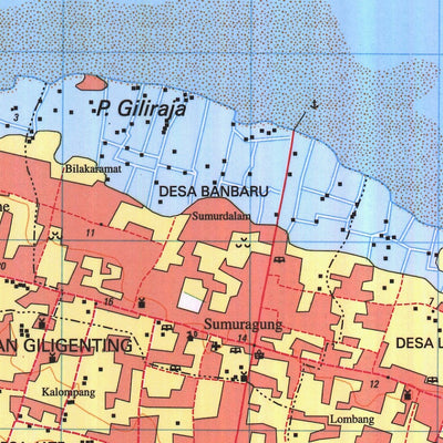 Badan Informasi Geospasial Pagarbatu (1608-641) digital map