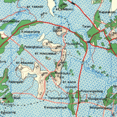 Badan Informasi Geospasial Payakumbuh (0815-43) digital map