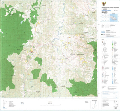 Badan Informasi Geospasial Ramuk (2105-434) digital map