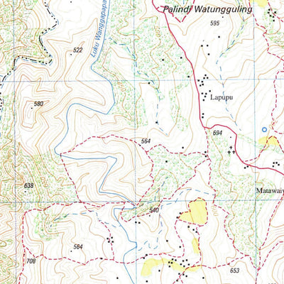 Badan Informasi Geospasial Ramuk (2105-434) digital map