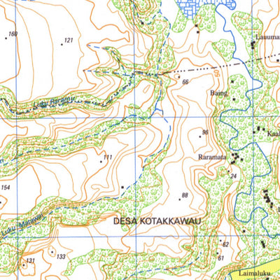 Rutu (2106-142) Map by Badan Informasi Geospasial | Avenza Maps