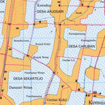 Badan Informasi Geospasial Sruweng (1408-131) digital map