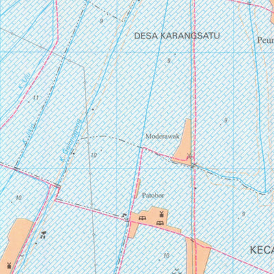 Badan Informasi Geospasial Sukatani (1209-532) digital map