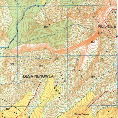 Badan Informasi Geospasial Waebela (2107-222) digital map