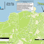 Bahama Atlas New Providence, Bahamas - Bus Route 10B digital map