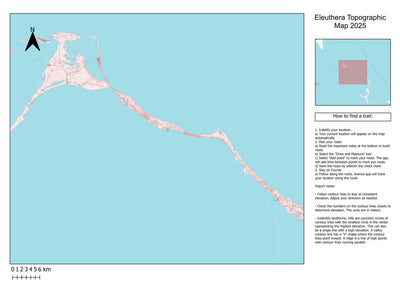 North Eleuthera Topographic Map Preview 1