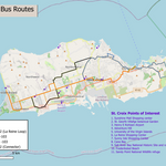 United States Virgin Islands: St. Croix Route VITRAN Bus Route Preview 1