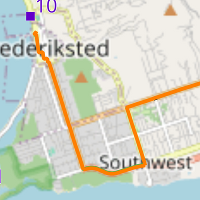 United States Virgin Islands: St. Croix Route VITRAN Bus Route Preview 3