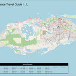 Bahama Atlas Travel Guide by Bus for New Providence digital map