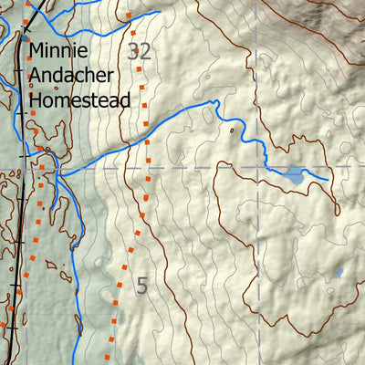 BarnwellGeospatial Snow River, Northern Kenai Peninsula, Alaska digital map