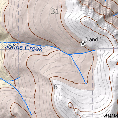 BarnwellGeospatial Tern Lake, North Kenai Peninsula, Alaska digital map