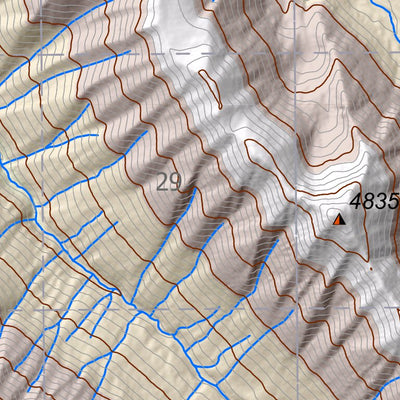 BarnwellGeospatial Tern Lake, North Kenai Peninsula, Alaska digital map