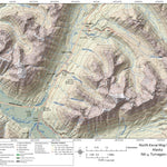 BarnwellGeospatial Turnagain Pass, North Kenai Peninsula, Alaska digital map