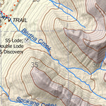 BarnwellGeospatial Turnagain Pass, North Kenai Peninsula, Alaska digital map