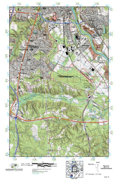 BaseImage Publishing (38077a1) Page 050 Fredericksburg digital map