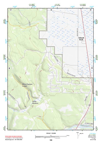 BaseImage Publishing 44111NE Hebgen Lake Topo Bundle bundle