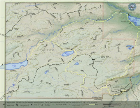 Baxter State Park Baxter Park Scientific Forest Management Area digital map
