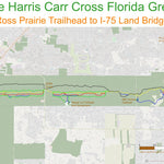 Cross Florida Greenway Equestrian Trail Map (Ross Prairie Trailhead to I-75 Land Bridge) Preview 1