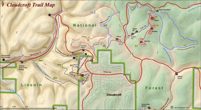 Bell Geographic Cloudcroft Trails digital map