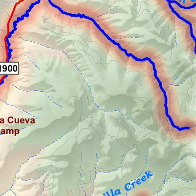 Bell Geographic Valle Vidal River, New Mexico digital map