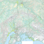 Benchmark Maps Alaska Atlas Central Landscape Maps bundle exclusive