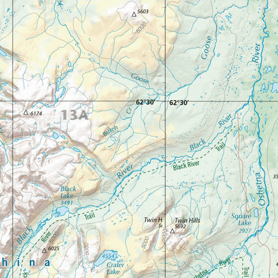 Benchmark Maps Alaska Atlas Central Landscape Maps digital map