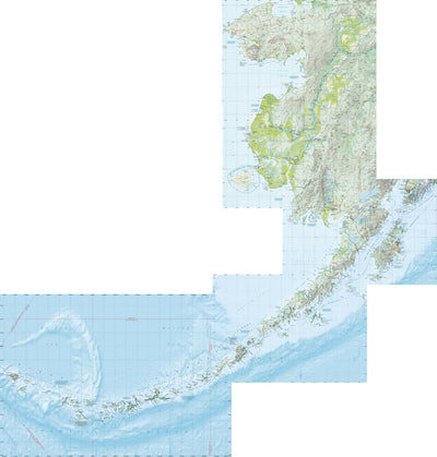Benchmark Maps Alaska Atlas Southwest Landscape Maps digital map