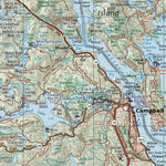 Benchmark Maps British Columbia Southwest Landscape Map digital map