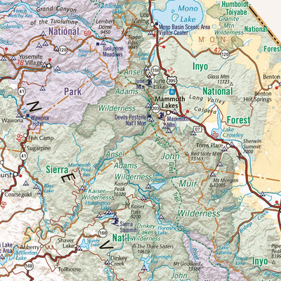 Benchmark Maps California Road Map digital map