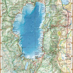 Benchmark Maps Lake Tahoe Region Map digital map