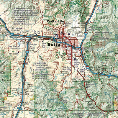 Benchmark Maps Montana Atlas Landscape Maps digital map