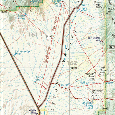 Benchmark Maps Nevada Atlas Landscape Maps digital map