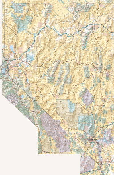 Benchmark Maps Nevada Recreation Map digital map