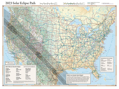 Where to View the 2023 Eclipse in the U.S.