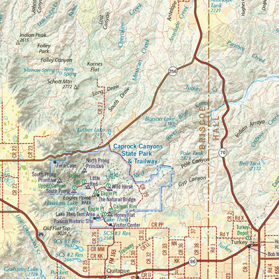 Benchmark Maps West Texas Second Edition Atlas Landscape Maps digital map