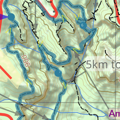 Bender Maps Ultra-Trail Australia 11km 2024 digital map