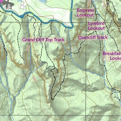 Bender Maps Ultra-Trail Australia 50km 2024 digital map
