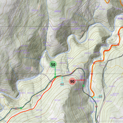 Ultra-Trail Kosciuszko 2025 Course Markers Map Preview 3