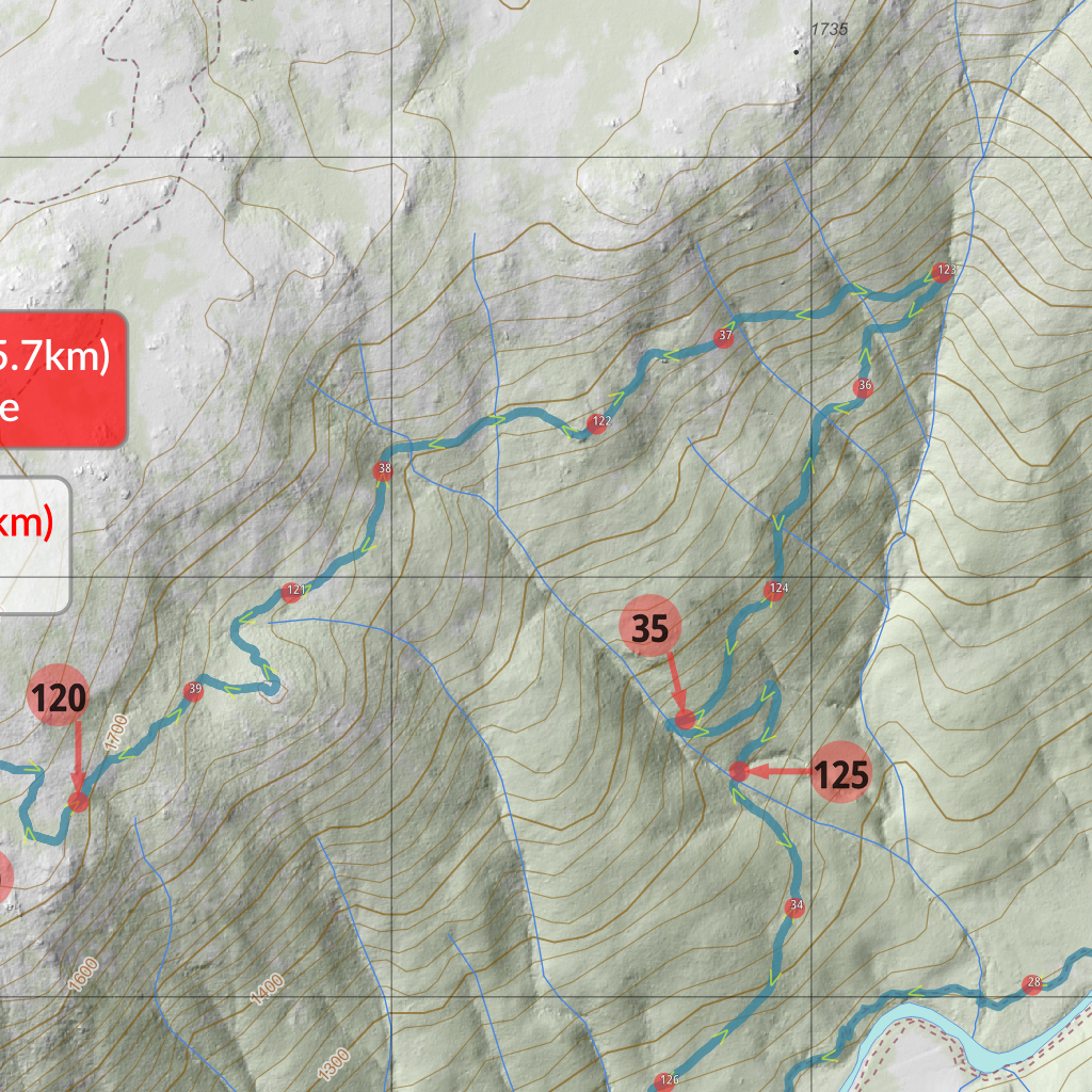 Ultra-Trail Kosciuszko 2025 Miler Map by Bender Maps | Avenza Maps