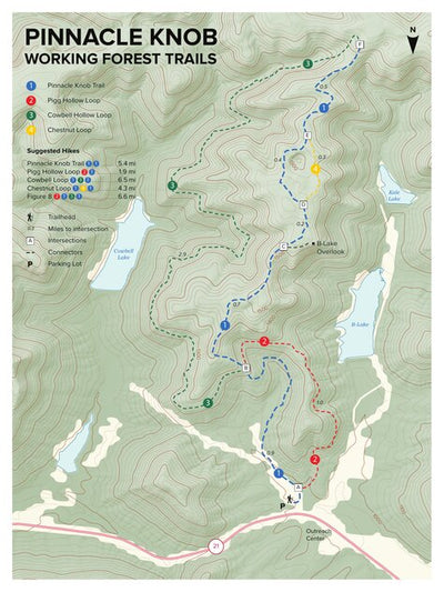 Pinnacle Knob Trails (Berea College Forest) Preview 1