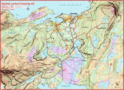 Berg Kartografi Festvåg - Bodø - Nordland bundle exclusive