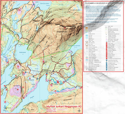 Berg Kartografi Heggmoen Bodø Nordland digital map