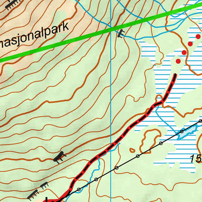 Berg Kartografi Heggmoen Bodø Nordland digital map