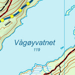 Berg Kartografi Keiservarden Bodø Nordland digital map